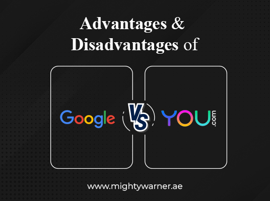 Advantage and Disadvantage of Google Vs You.com