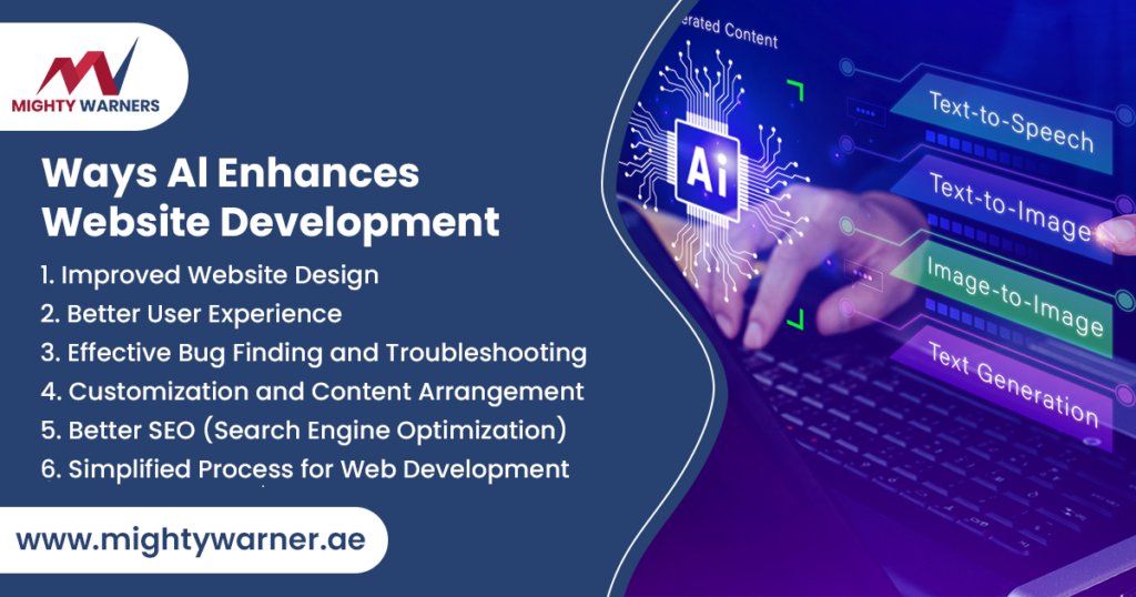 Ways AI Enhances Website Development